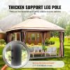 Patio Gazebo for 10-12 Person, 10 x 13 FT Backyard Gazebo, with Mosquito Netting, Metal Frame, and PU Coated 180G Polyester