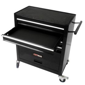 Metal Wheelie Tool Cart (Option: Black)